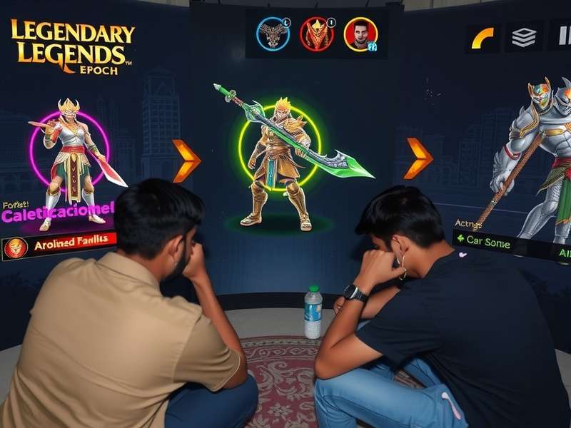 Indian players enjoying Legendary Legends Epoch at a community event